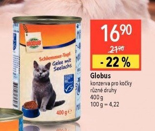 Konzerva pro kočky Globus