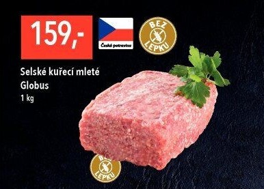 Maso mleté kuřecí Selské Globus