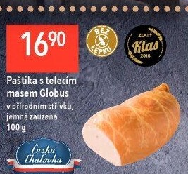 Paštika s telecím masem Játrovka Globus