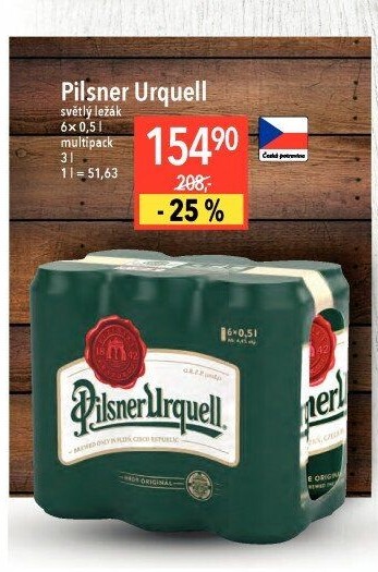 Pivo Pilsner Urquell