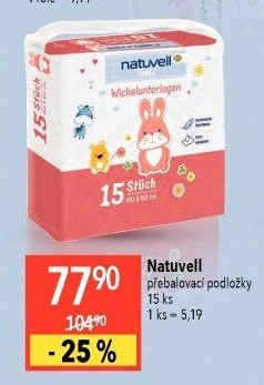 Podložky přebalovací Natuvell