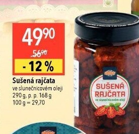 Sušená rajčata Globus