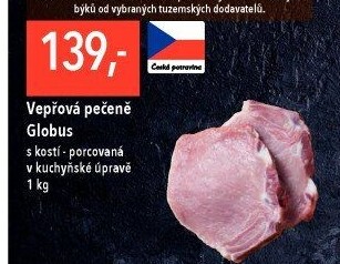 Vepřová pečeně s kostí Globus
