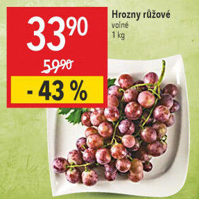 Hrozny růžové