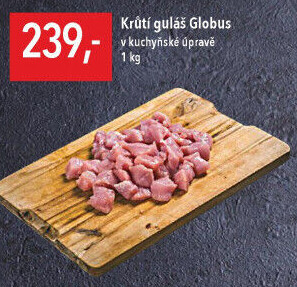 Krůtí maso na guláš Globus