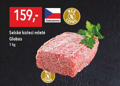 Maso mleté kuřecí Selské Globus
