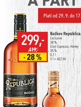 Rum Republica Exclusive Božkov