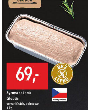 Sekaná syrová Globus