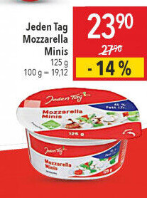 Sýr Mozzarella Minis Jeden Tag