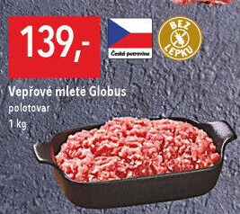Vepřové mleté maso Globus