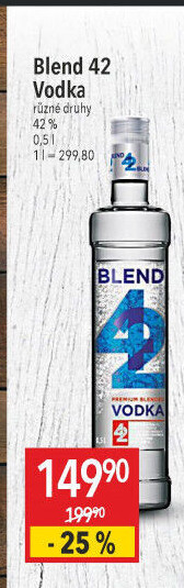 Vodka Blend 42 Vodka