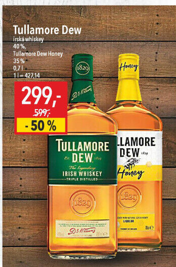 Whisky irská Tullamore Dew