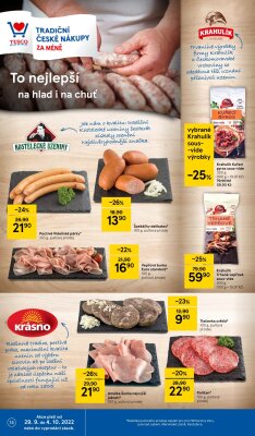 akční leták Tesco 29.9.2022-4.10.2022