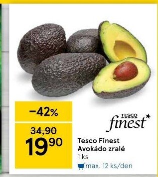 Avokádo Tesco Finest