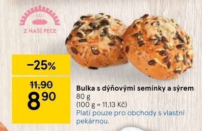 Bulka dýňová se sýrem