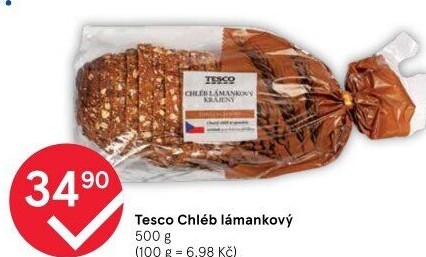 Chléb lámankový Tesco