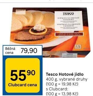 Hotová jídla Tesco