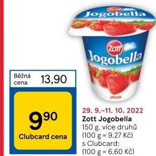 Jogurt Jogobella Zott