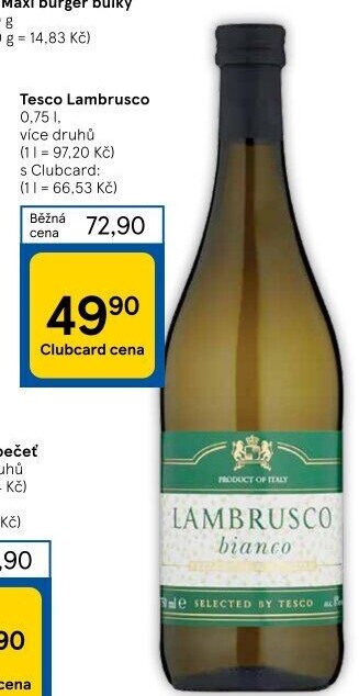 Lambrusco Tesco