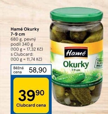 Okurky Hamé