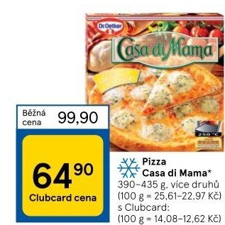Pizza mražená Casa di Mama Dr. Oetker