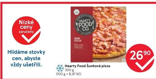 Pizza mražená Hearty Food Co Tesco