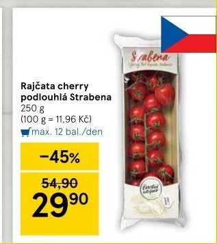 Rajčata cherry keříková Čerstvě utrženo