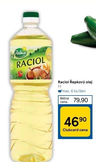 Řepkový olej Raciol Palma