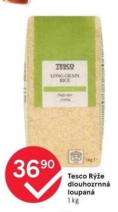 Rýže dlouhozrnná Tesco