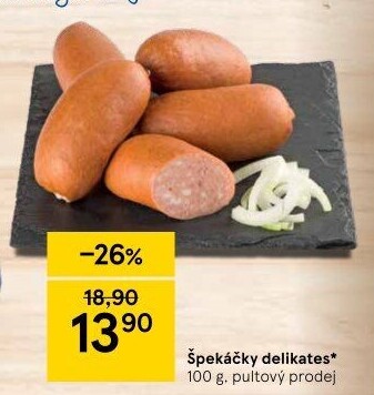 Špekáčky Delikates Kostelecké uzeniny