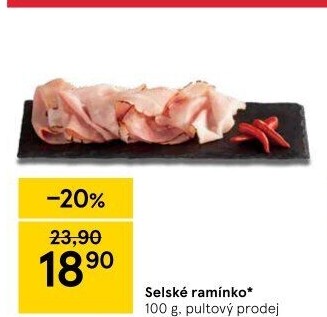 Šunka selské ramínko