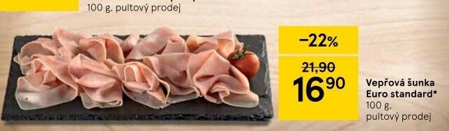 Šunka vepřová Euro standard Kostelecké uzeniny