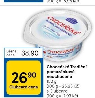 Tradiční pomazánkové Choceňské