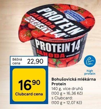 Tvaroh ochucený protein Bohušovická mlékárna