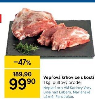 Vepřová krkovice s kostí