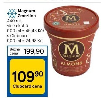 Zmrzlina v kelímku Magnum Algida