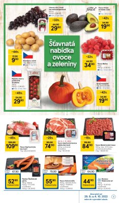 akční leták Tesco 29.9.2022-4.10.2022
