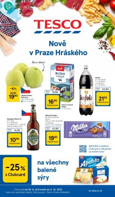 akční leták Tesco 29.9.2022-4.10.2022