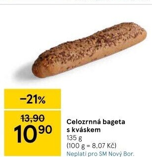Bageta celozrnná