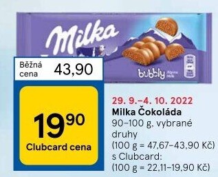 Čokoláda Milka