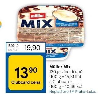 Jogurt Müller Mix