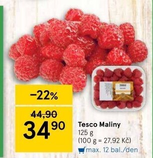 Maliny Tesco