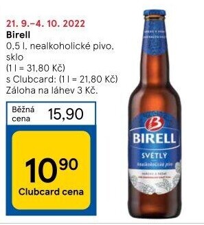 Nealkoholické pivo Birell