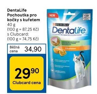 Pamlsky pro kočky Denta Life Purina