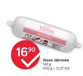 Paštika Játrovka Tesco Value