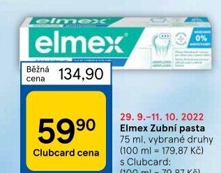 Pasty na zuby Elmex