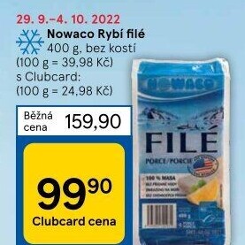 Rybí filé mražené Nowaco