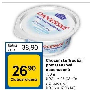 Tradiční pomazánkové Choceňské