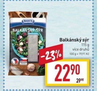 Balkánský sýr Madeta