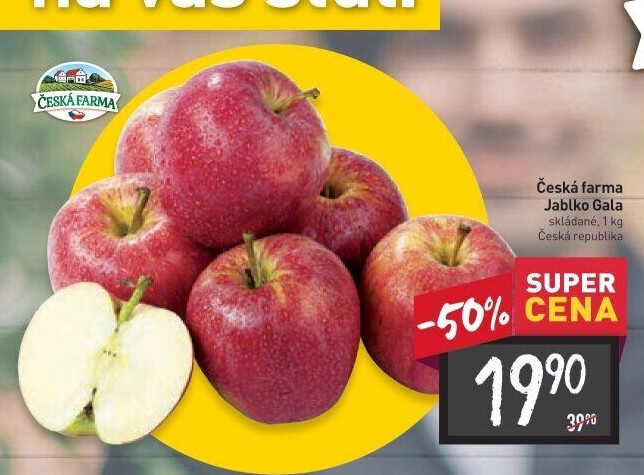 Jablka Gala Česká Farma